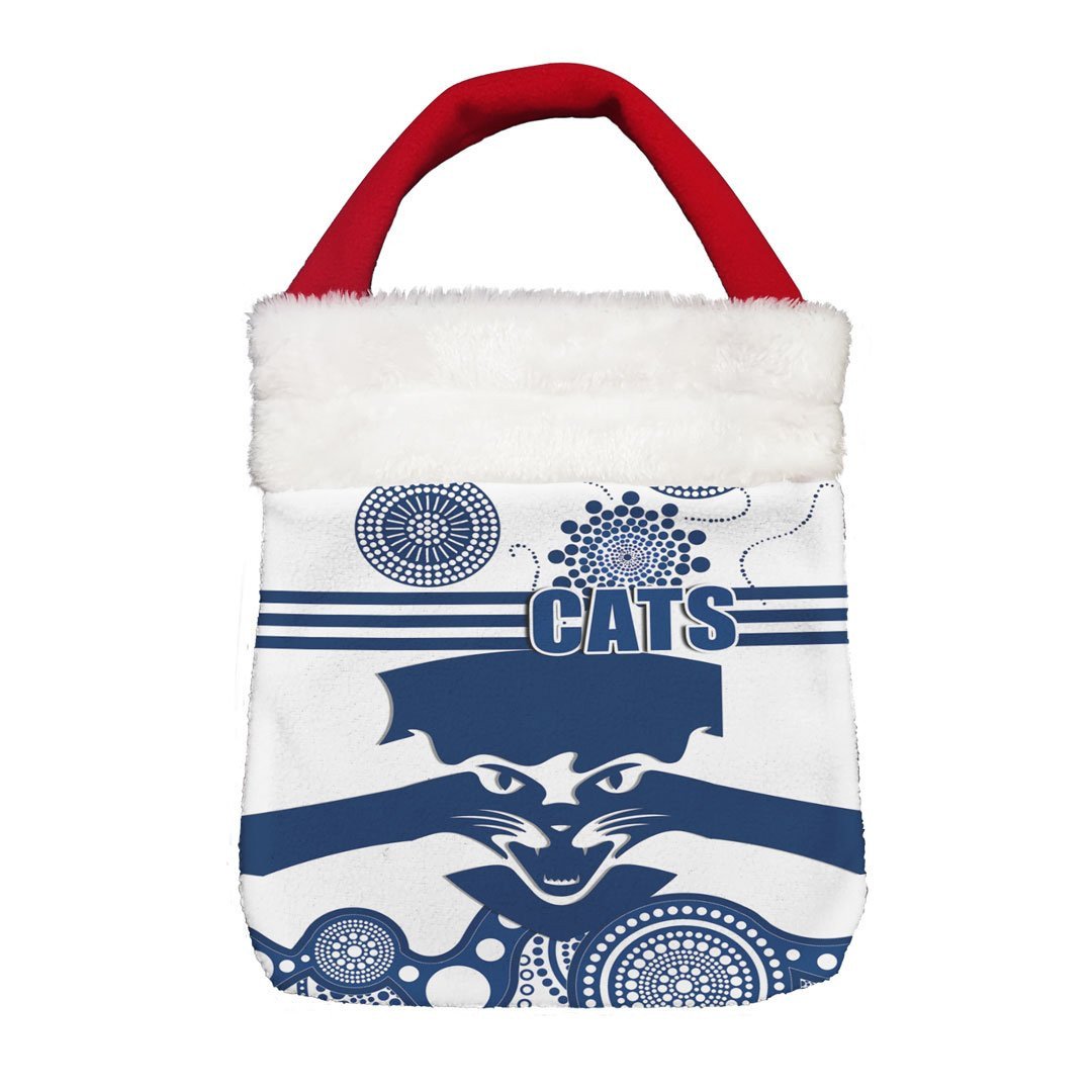 Vibe Hoodie Bag - (Custom) Geelong Cats Limited Edition - Football Team Christmas Gift Bag