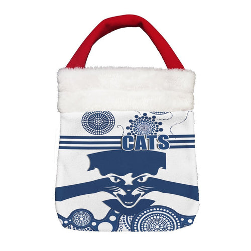 Vibe Hoodie Bag - (Custom) Geelong Cats Limited Edition - Football Team Christmas Gift Bag
