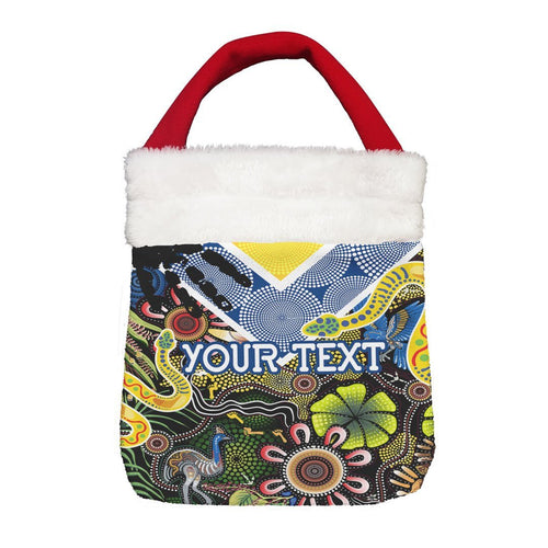 Vibe Hoodie Bag - (Custom) Parramatta Eels Indigenous Naidoc Royal - Rugby Team Christmas Gift Bag