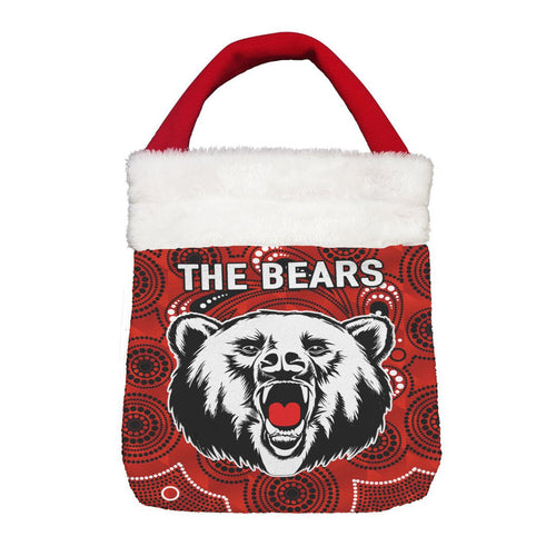 Vibe Hoodie Bag - North Sydney Bears Special Indigenous - Rugby Team Christmas Gift Bag