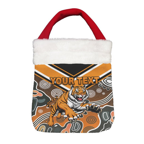 Vibe Hoodie Bag - (Custom) Wests Tigers Indigenous - Rugby Team Christmas Gift Bag Christmas Gift Bag