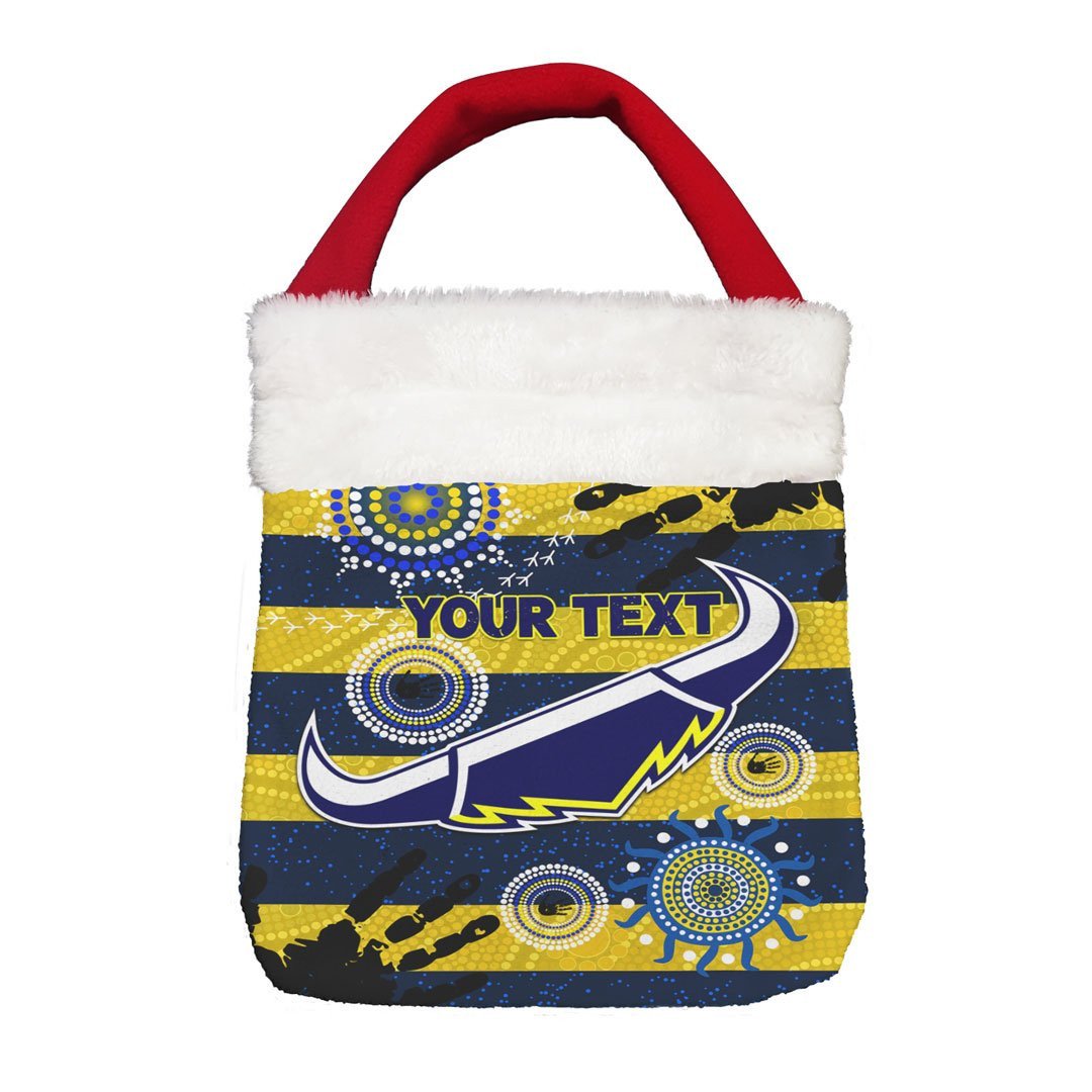 Vibe Hoodie Bag - (Custom) North Queensland Cowboys Anzac Special Style (Navy) - Rugby Team Christmas Gift Bag