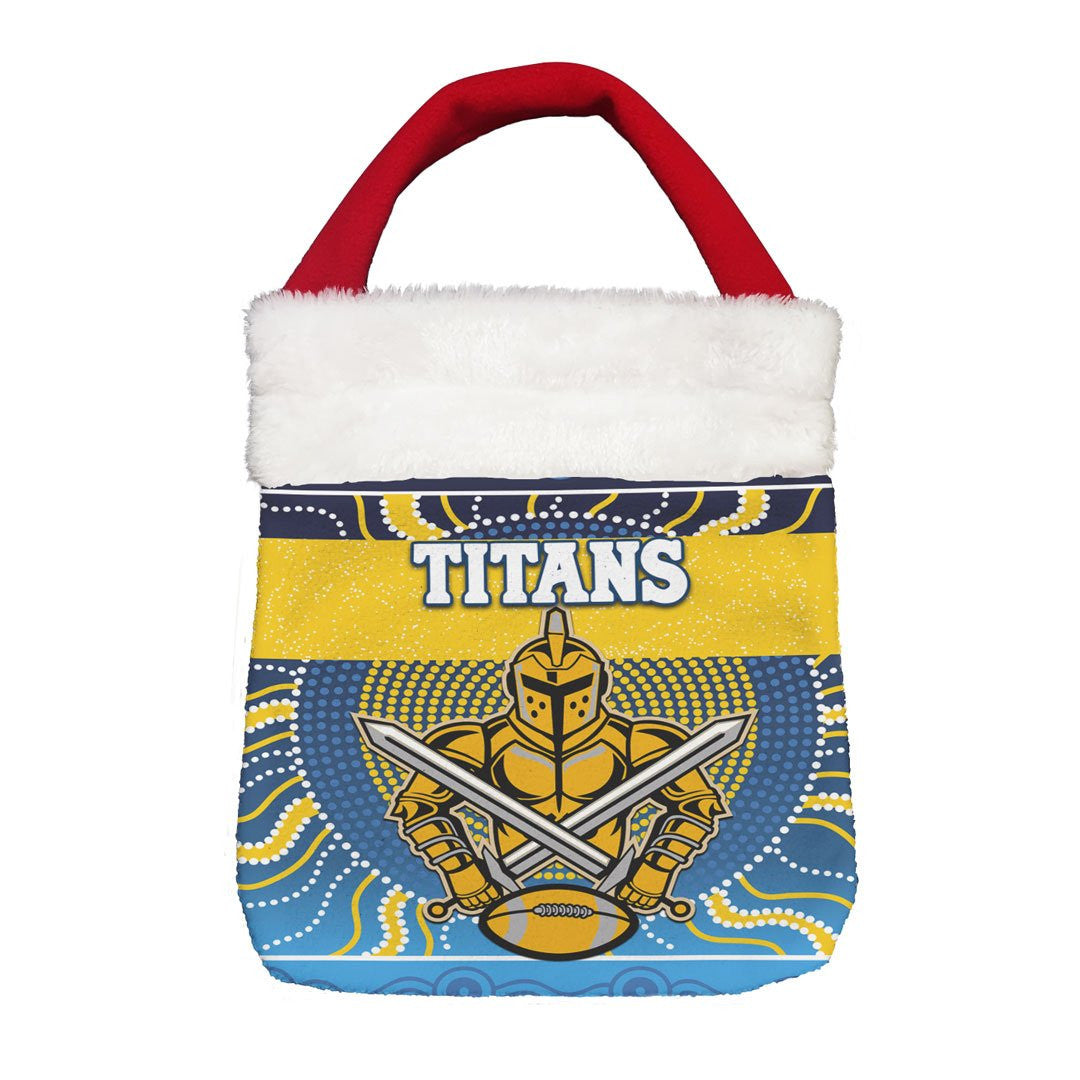 Vibe Hoodie Bag - Gold Coast Titans Victorian Vibes - Rugby Team Christmas Gift Bag