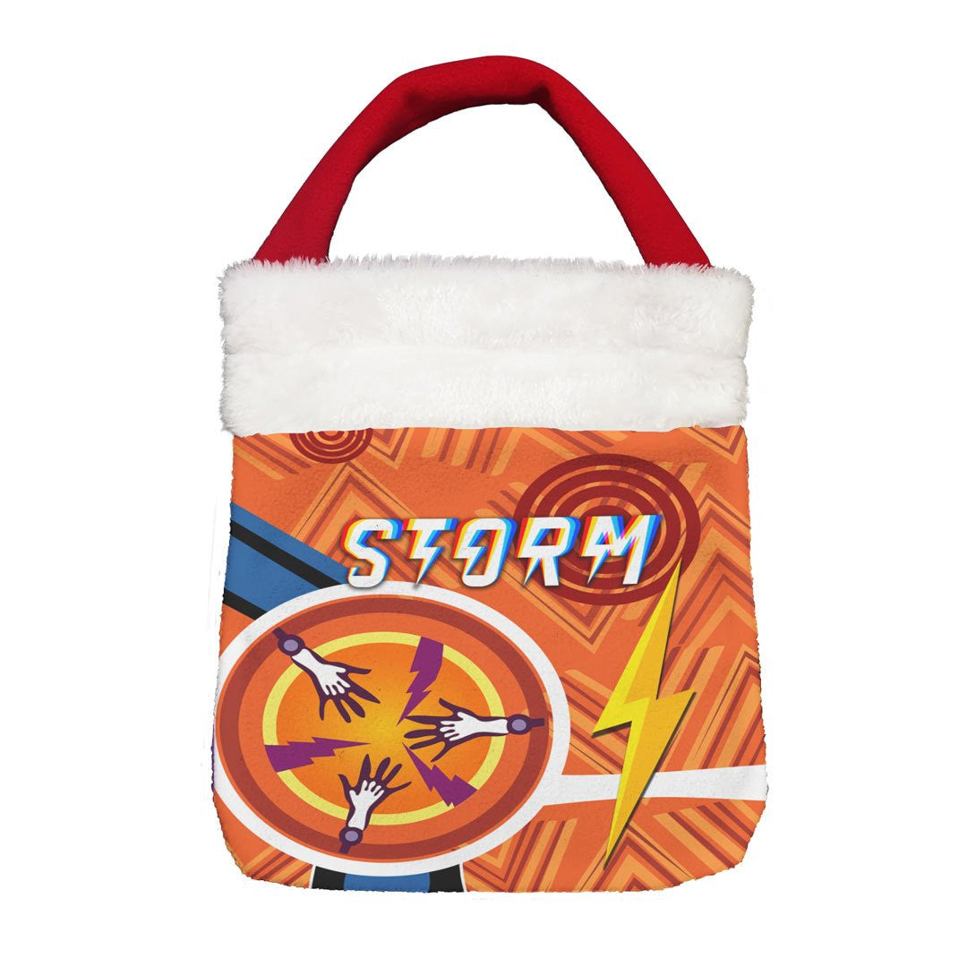 Vibe Hoodie Bag - Melbourne Storm New - Rugby Team Christmas Gift Bag