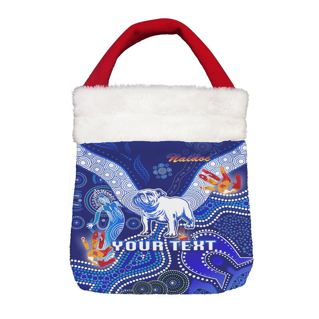 Vibe Hoodie Bag - (Custom) Canterbury-Bankstown Bulldogs Indigenous - Rugby Team Christmas Gift Bag