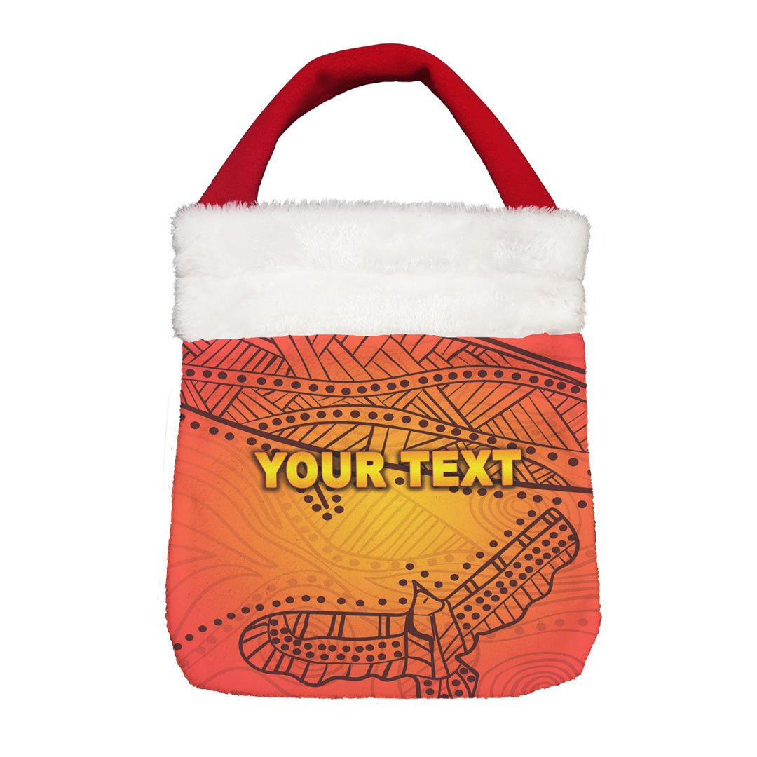 Vibe Hoodie Bag - (Custom) Gold Coast Suns Indigenous Limited Edition - Football Team Christmas Gift Bag