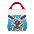 Vibe Hoodie Bag - (Custom) Gold Coast Titans Simple Indigenous - Rugby Team Christmas Gift Bag
