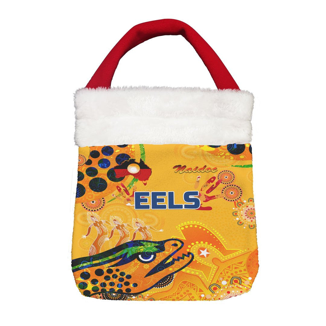 Vibe Hoodie Bag - Parramatta Eels Indigenous Naidoc Yellow Version - Rugby Team Christmas Gift Bag