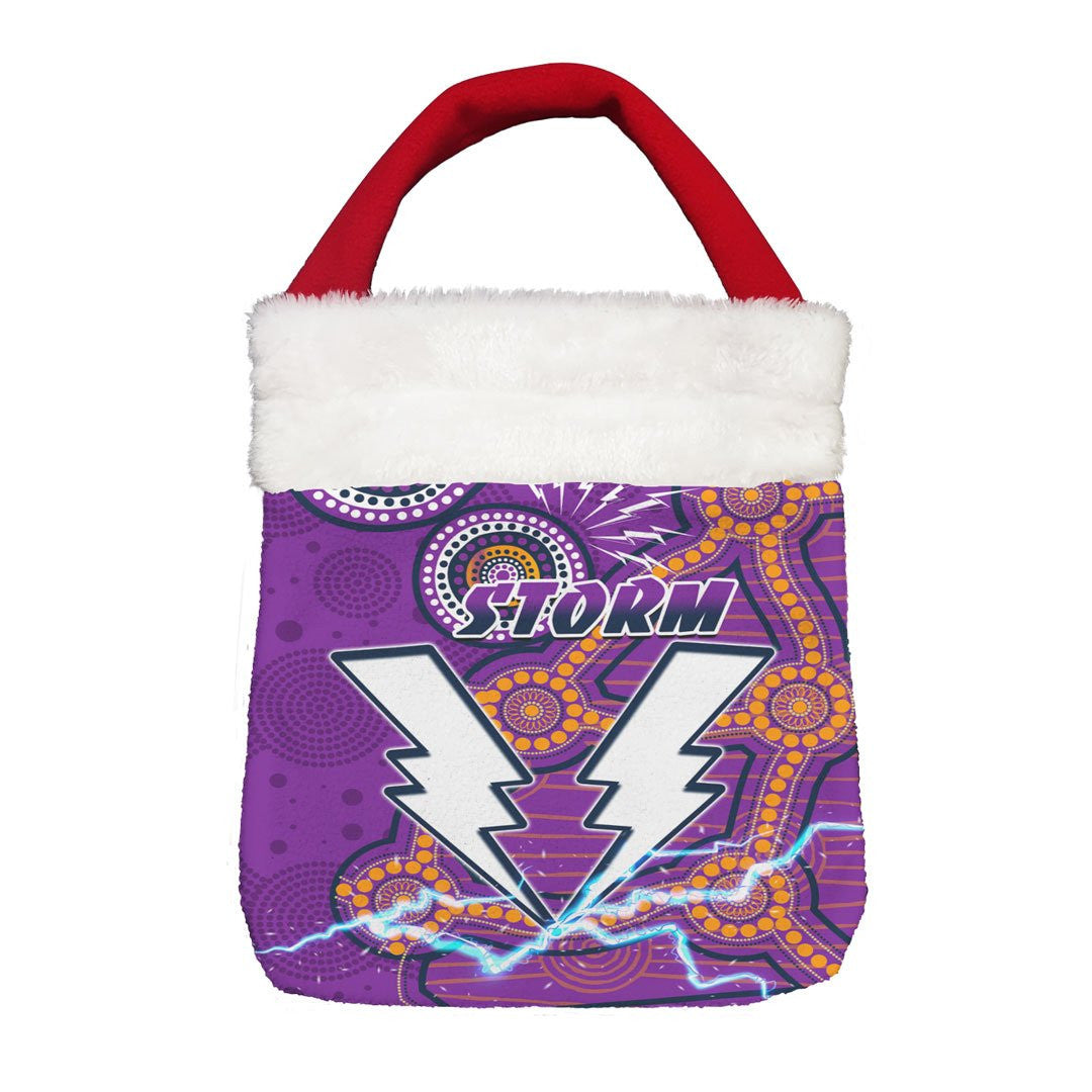 Vibe Hoodie Bag - Melbourne Storm Indigenous - Rugby Team Christmas Gift Bag