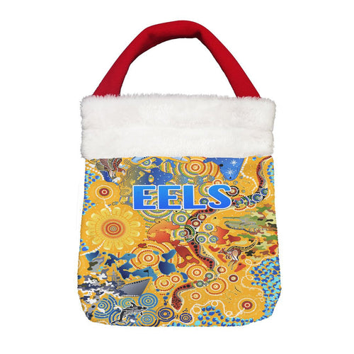 Vibe Hoodie Bag - Parramatta Eels Indigenous Naidoc New (Gold) - Rugby Team Christmas Gift Bag
