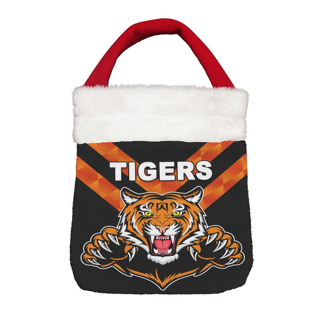 Vibe Hoodie Bag - (Custom) Balmain Tigers - Rugby Team Christmas Gift Bag