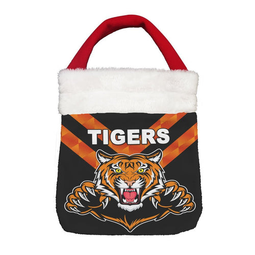 Vibe Hoodie Bag - (Custom) Balmain Tigers - Rugby Team Christmas Gift Bag