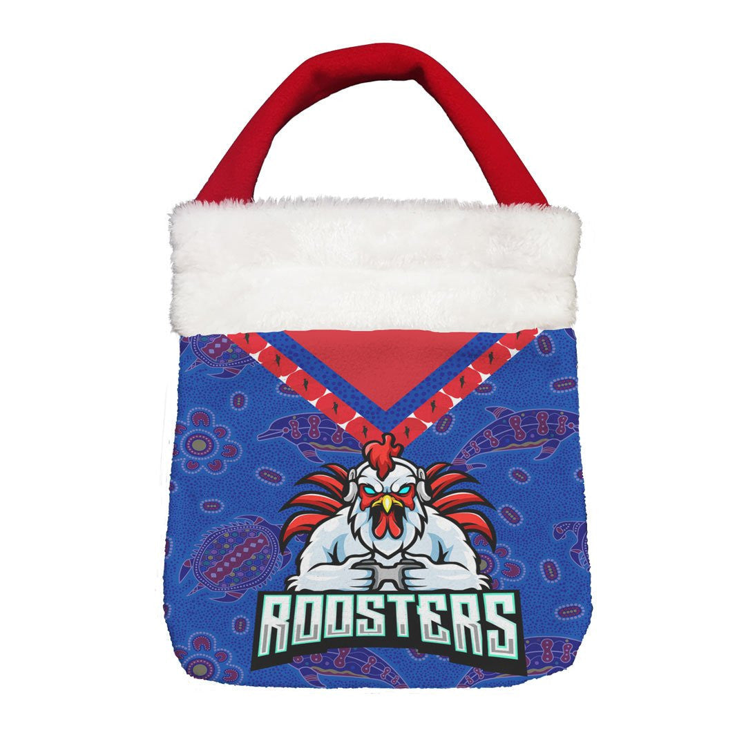 Vibe Hoodie Bag - Sydney Roosters Unique Indigenous - Rugby Team Christmas Gift Bag