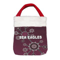Vibe Hoodie Bag - Manly-Warringah Sea Eagles Simple Indigenous & Camouflage - Rugby Team Christmas Gift Bag