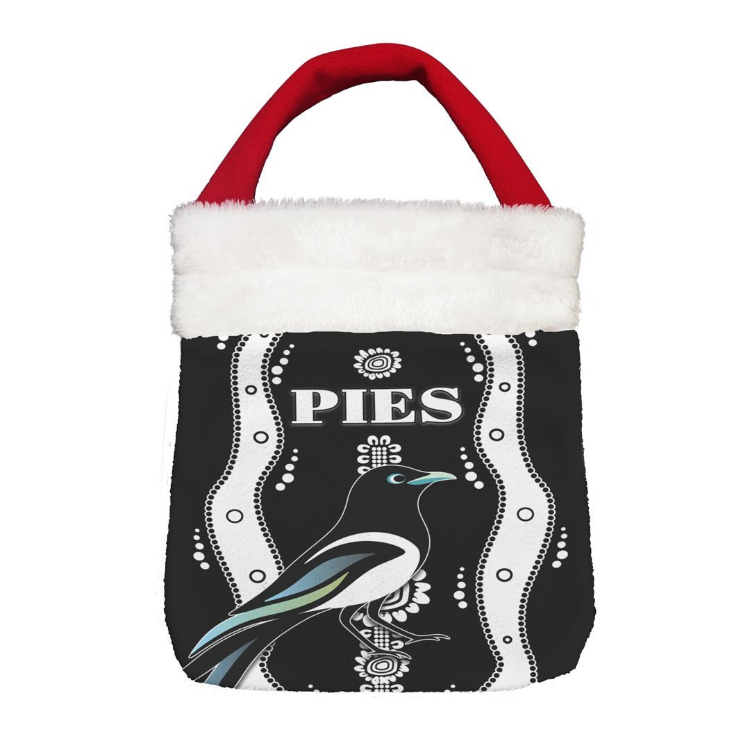 Vibe Hoodie Bag - Collingwood Magpies Indigenous Victory - Football Team Christmas Gift Bag