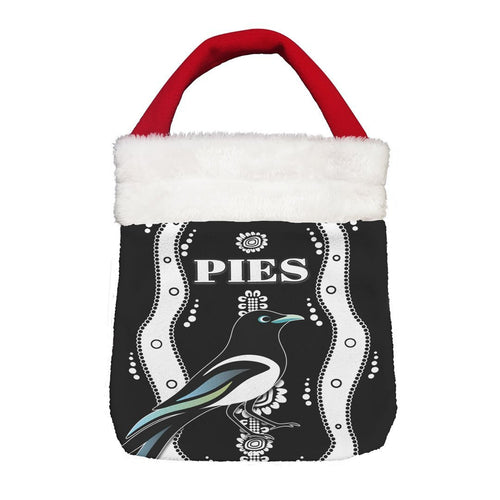 Vibe Hoodie Bag - Collingwood Magpies Indigenous Victory - Football Team Christmas Gift Bag