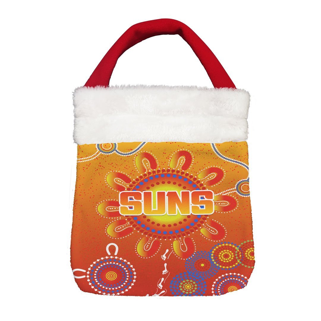 Vibe Hoodie Bag - Gold Coast Suns Indigenous - Football Team Christmas Gift Bag