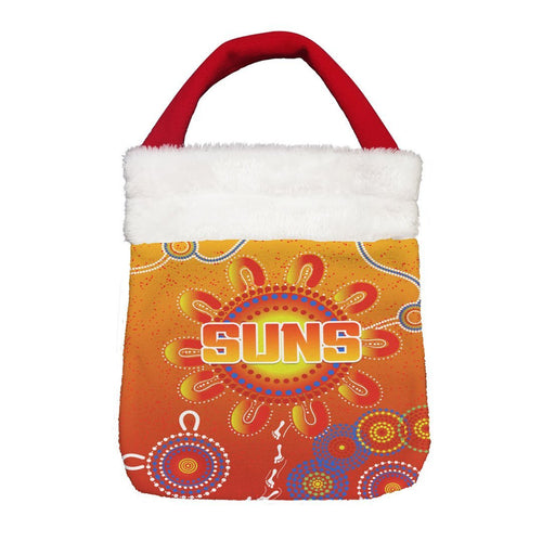 Vibe Hoodie Bag - Gold Coast Suns Indigenous - Football Team Christmas Gift Bag