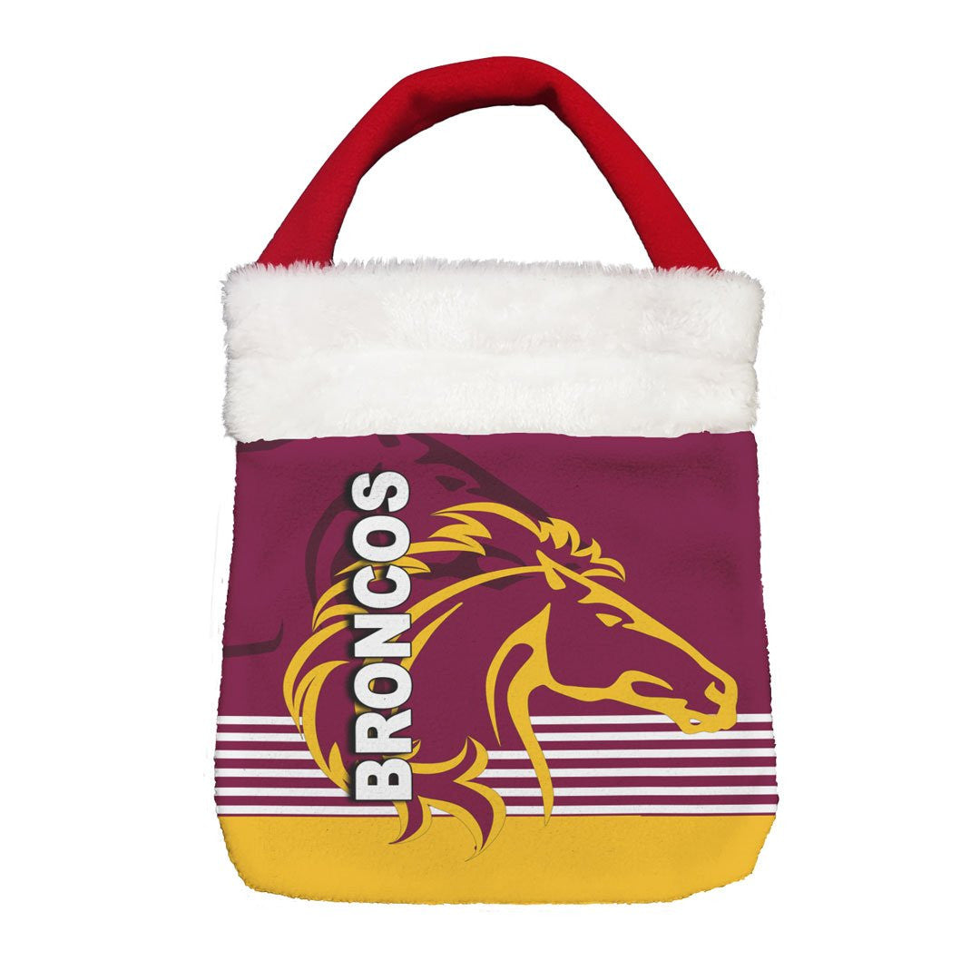 Vibe Hoodie Bag - Brisbane Broncos - Rugby Team Christmas Gift Bag