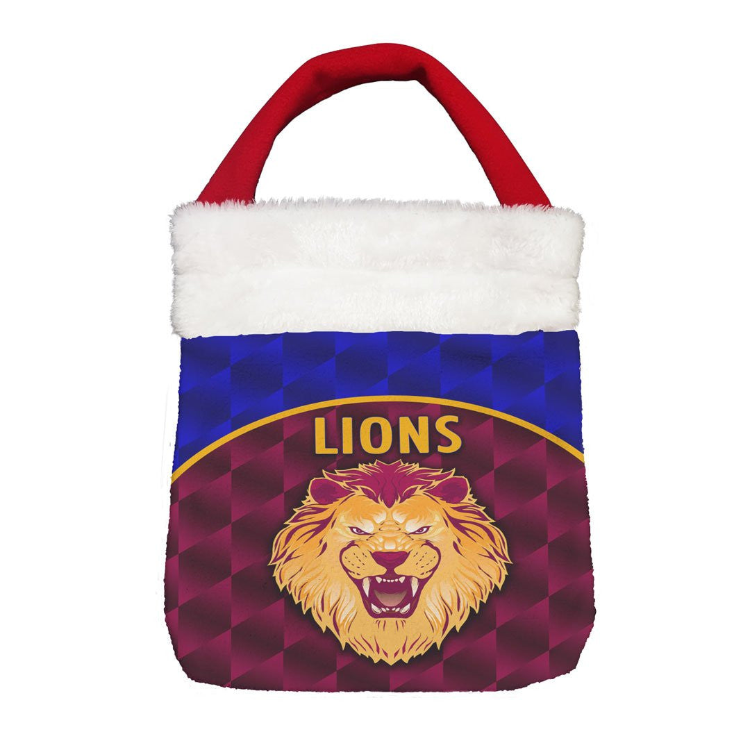 Vibe Hoodie Bag - Brisbane Lions Victory - Football Team Christmas Gift Bag