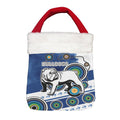 Vibe Hoodie Bag - Canterbury-Bankstown Bulldogs Grunge Indigenous - Rugby Team Christmas Gift Bag