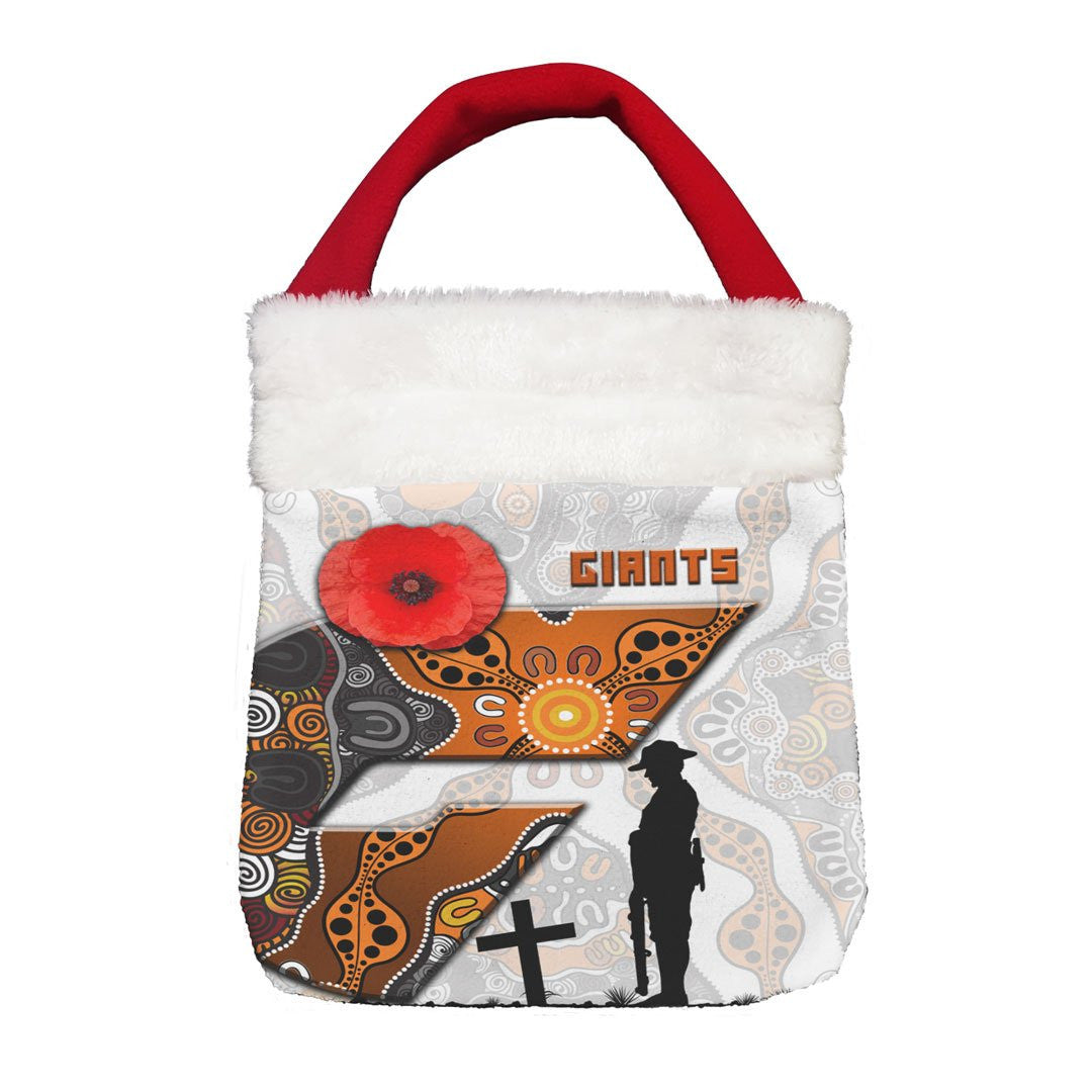 Vibe Hoodie Bag - Greater Western Sydney Giants Indigenous - Football Team Christmas Gift Bag