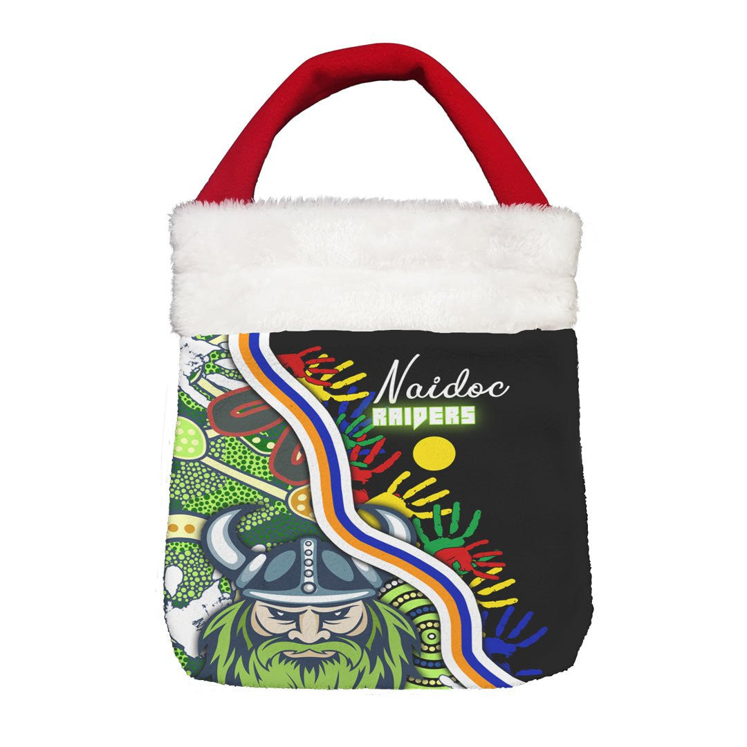Vibe Hoodie Bag - Canberra Raiders Naidoc - Rugby Team Christmas Gift Bag