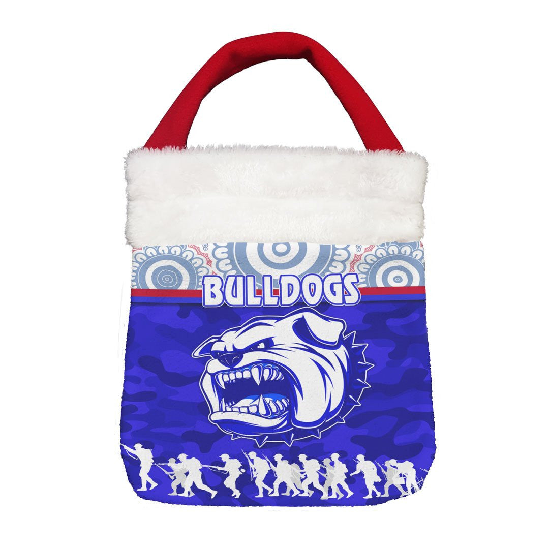 Vibe Hoodie Bag - Western Bulldogs Bulldogs Anzac Day - Football Team Christmas Gift Bag