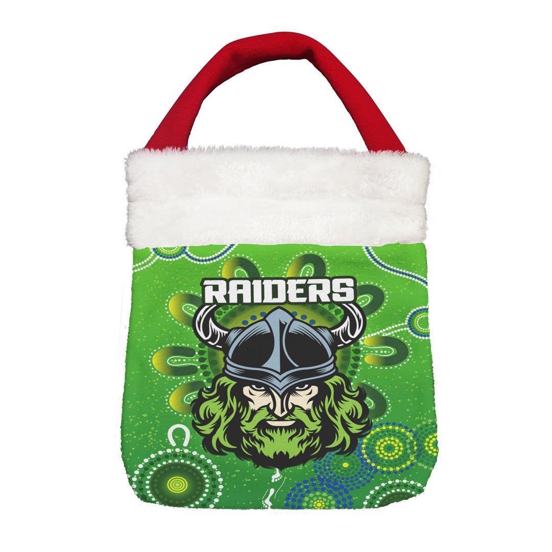 Vibe Hoodie Bag - Canberra Raiders Indigenous New - Rugby Team Christmas Gift Bag