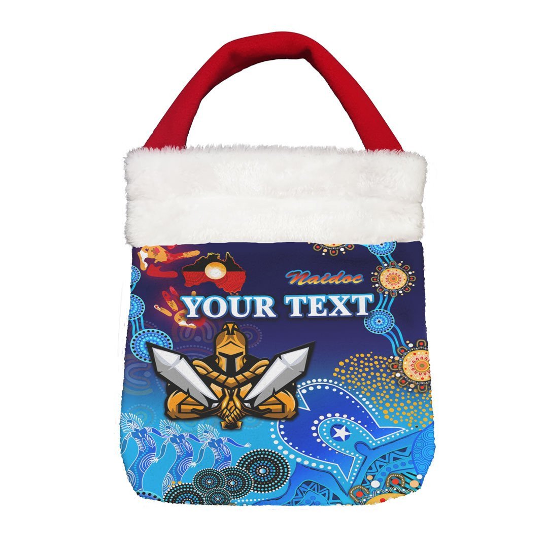 Vibe Hoodie Bag - (Custom) Gold Coast Titans Naidoc - Rugby Team Christmas Gift Bag