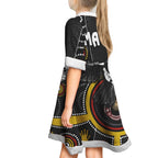 vibe-hoodie-dress-collingwood-magpies-indigenous-football-team-christmas-dress
