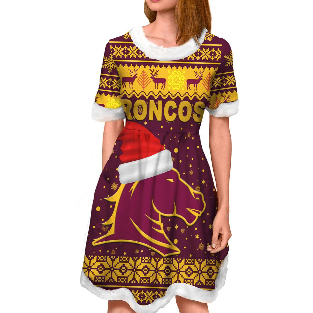 vibe-hoodie-dress-brisbane-broncos-christmas-unique-maroon-rugby-team-christmas-dress