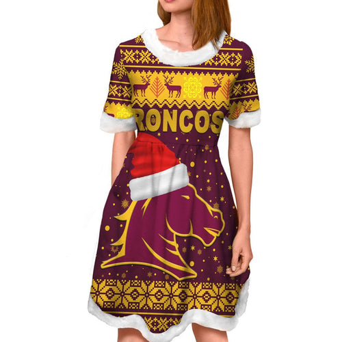 vibe-hoodie-dress-brisbane-broncos-christmas-unique-maroon-rugby-team-christmas-dress