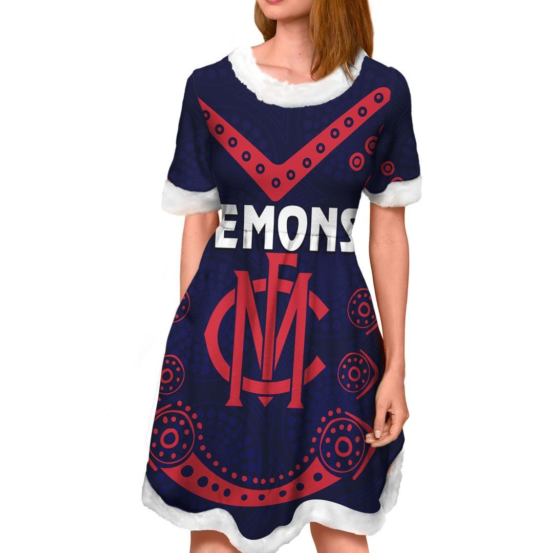 vibe-hoodie-dress-melbourne-demons-original-football-team-christmas-dress