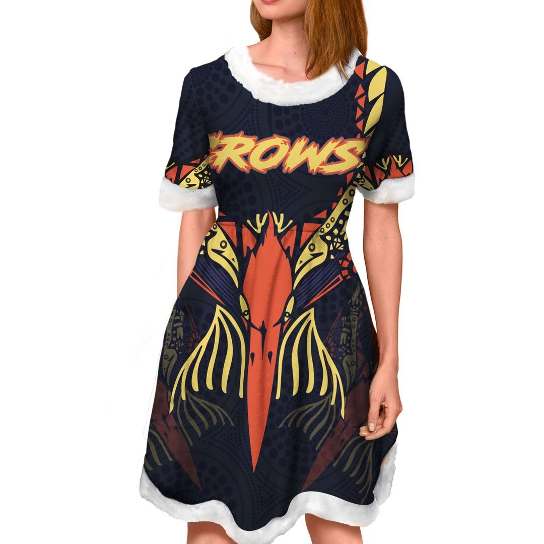 vibe-hoodie-dress-adelaide-crows-new-football-team-christmas-dress