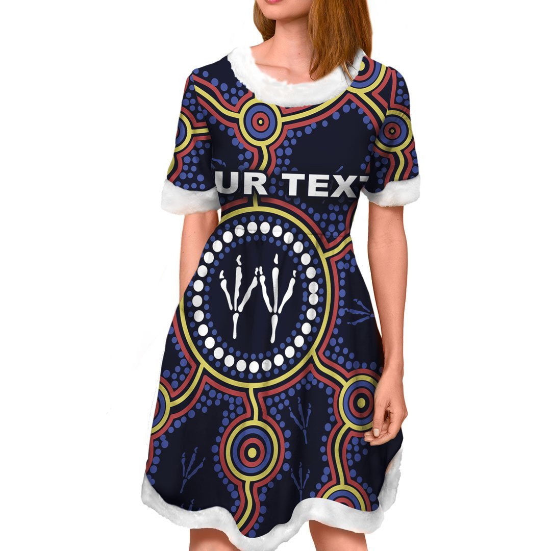 vibe-hoodie-dress-custom-adelaide-crows-indigenous-football-team-christmas-dress