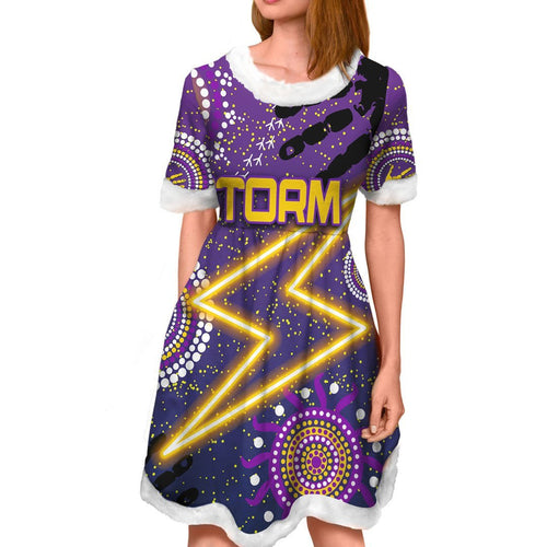 vibe-hoodie-dress-melbourne-storm-indigenous-victorian-vibes-rugby-team-christmas-dress