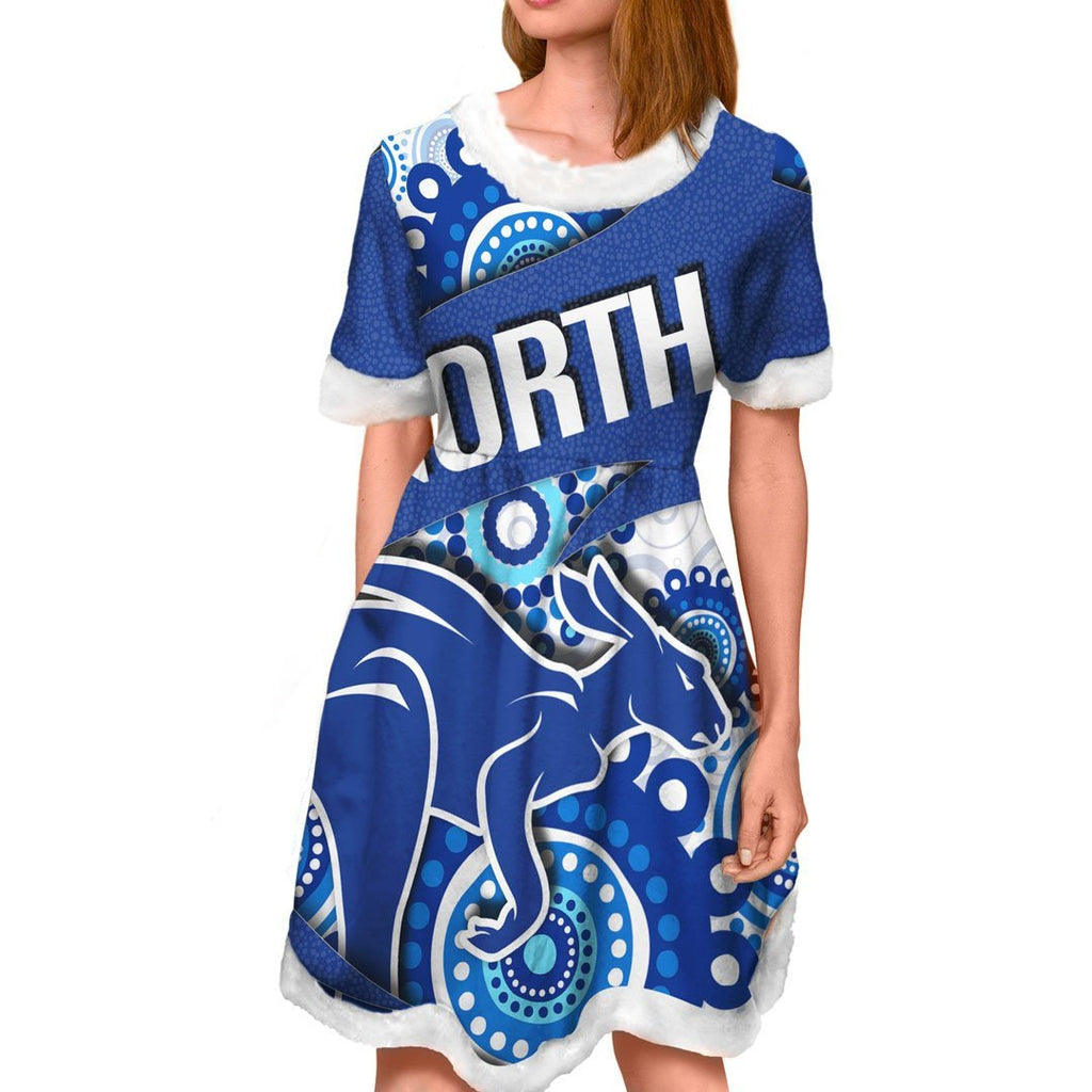 vibe-hoodie-dress-north-melbourne-kangaroos-indigenous-football-team-christmas-dress
