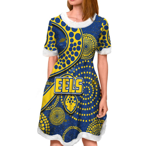 vibe-hoodie-dress-parramatta-eels-indigenous-new-style-rugby-team-christmas-dress
