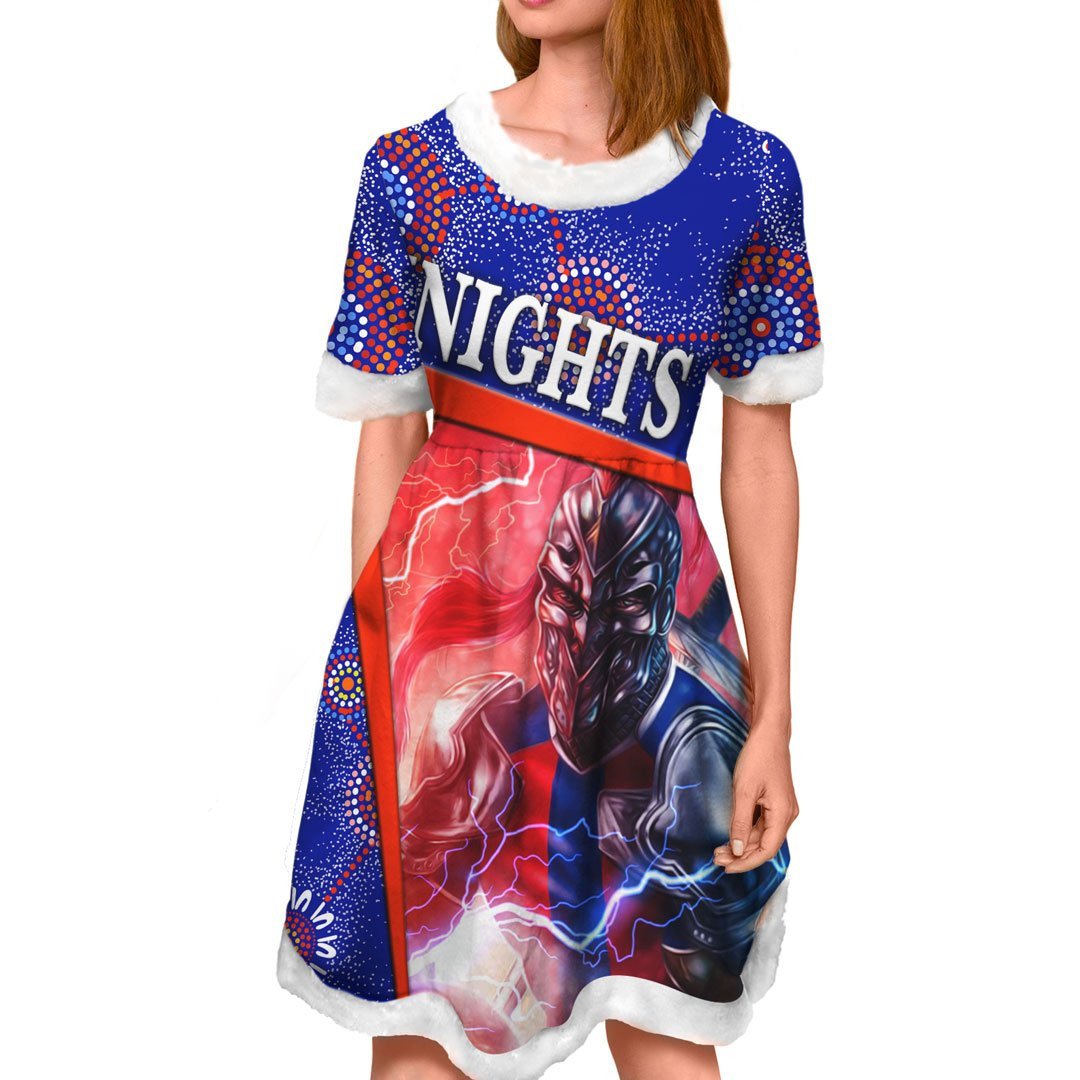 vibe-hoodie-dress-newcastle-knights-special-style-rugby-team-christmas-dress