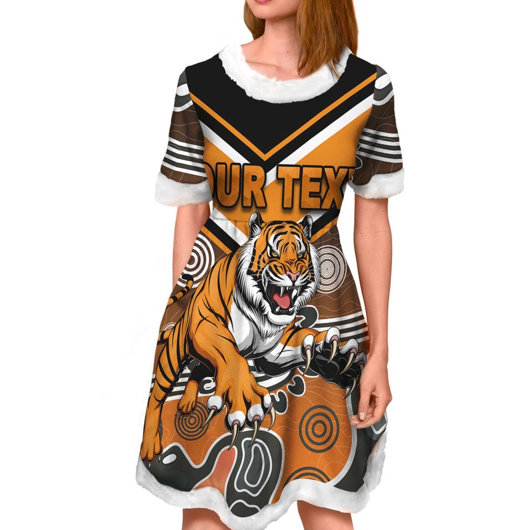 vibe-hoodie-dress-custom-wests-tigers-indigenous-rugby-team-christmas-dress-christmas-dress