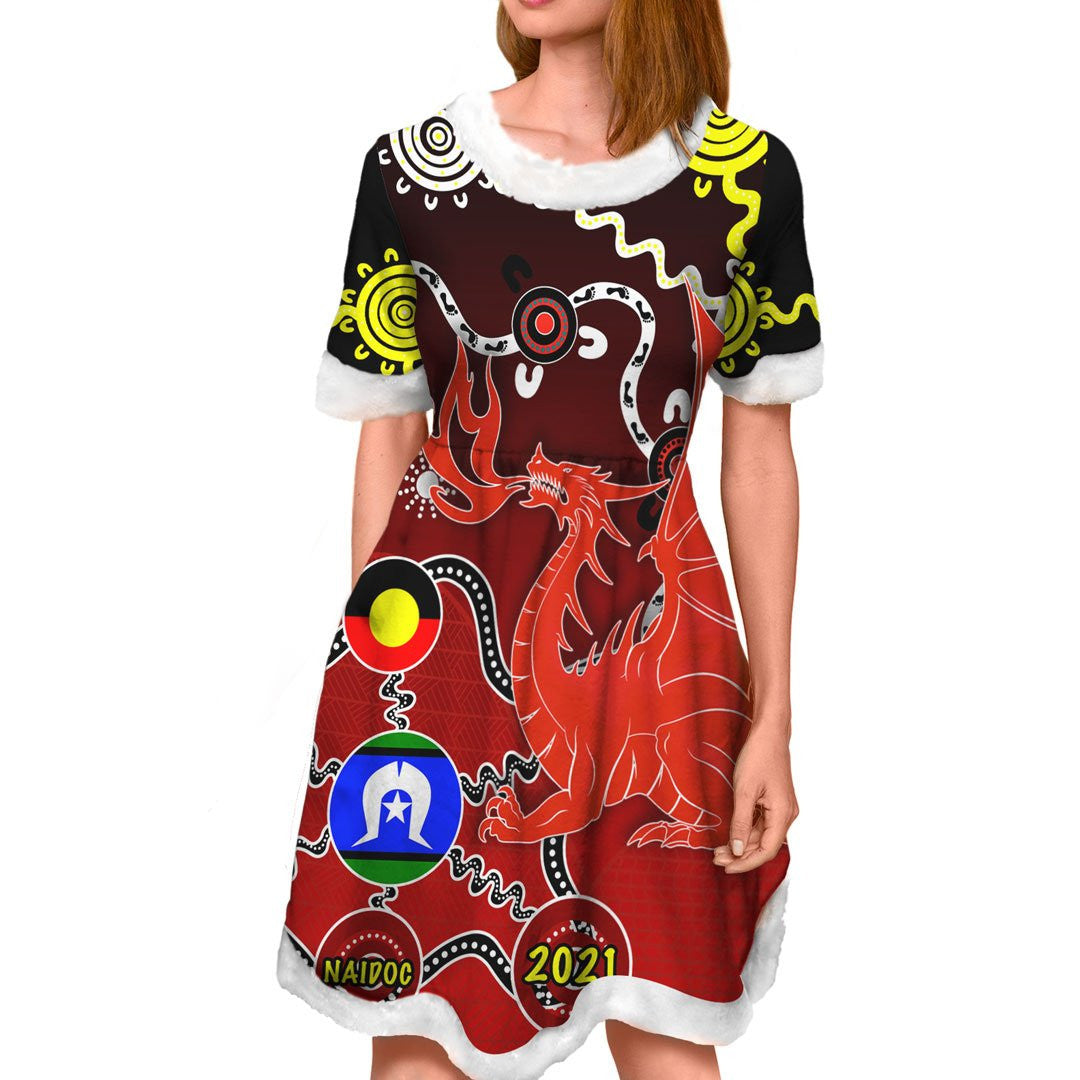 vibe-hoodie-dress-custom-st-george-illawarra-dragons-indigenous-naidoc-rugby-team-christmas-dress