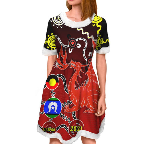 vibe-hoodie-dress-custom-st-george-illawarra-dragons-indigenous-naidoc-rugby-team-christmas-dress