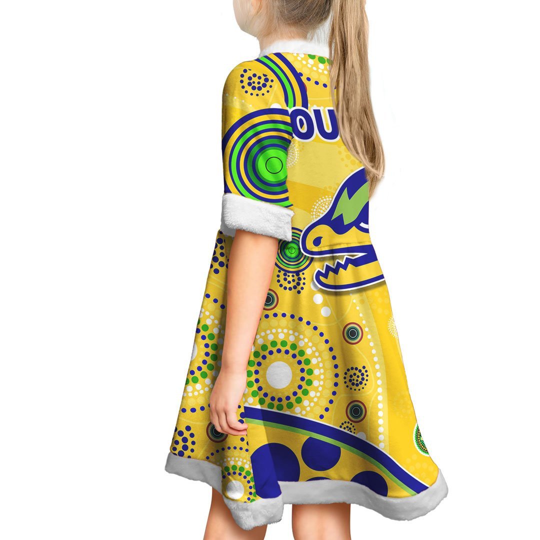 vibe-hoodie-dress-custom-parramatta-eels-indigenous-yellow-rugby-team-christmas-dress