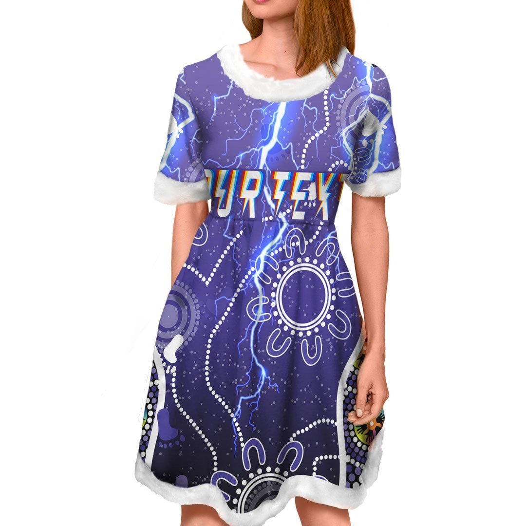 vibe-hoodie-dress-custom-melbourne-storm-unique-indigenous-rugby-team-christmas-dress