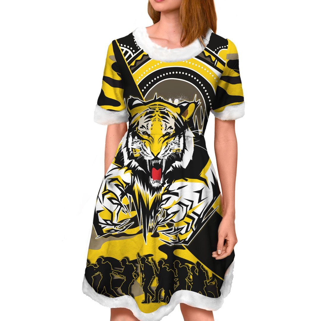vibe-hoodie-dress-richmond-tigers-anzac-day-lest-we-forget-football-team-christmas-dress