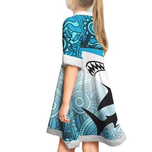vibe-hoodie-dress-cronulla-sutherland-sharks-indigenous-rugby-team-christmas-dress