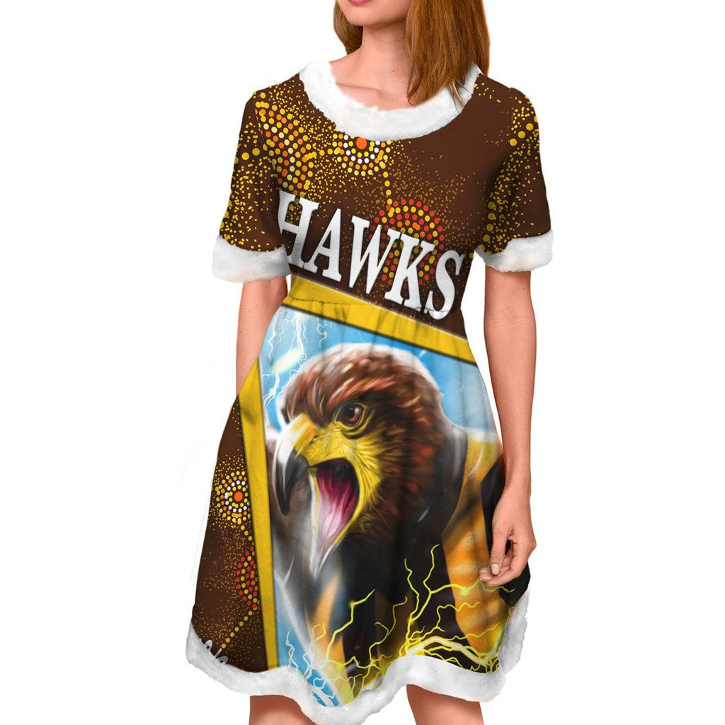 vibe-hoodie-dress-hawthorn-hawks-new-football-team-christmas-dress