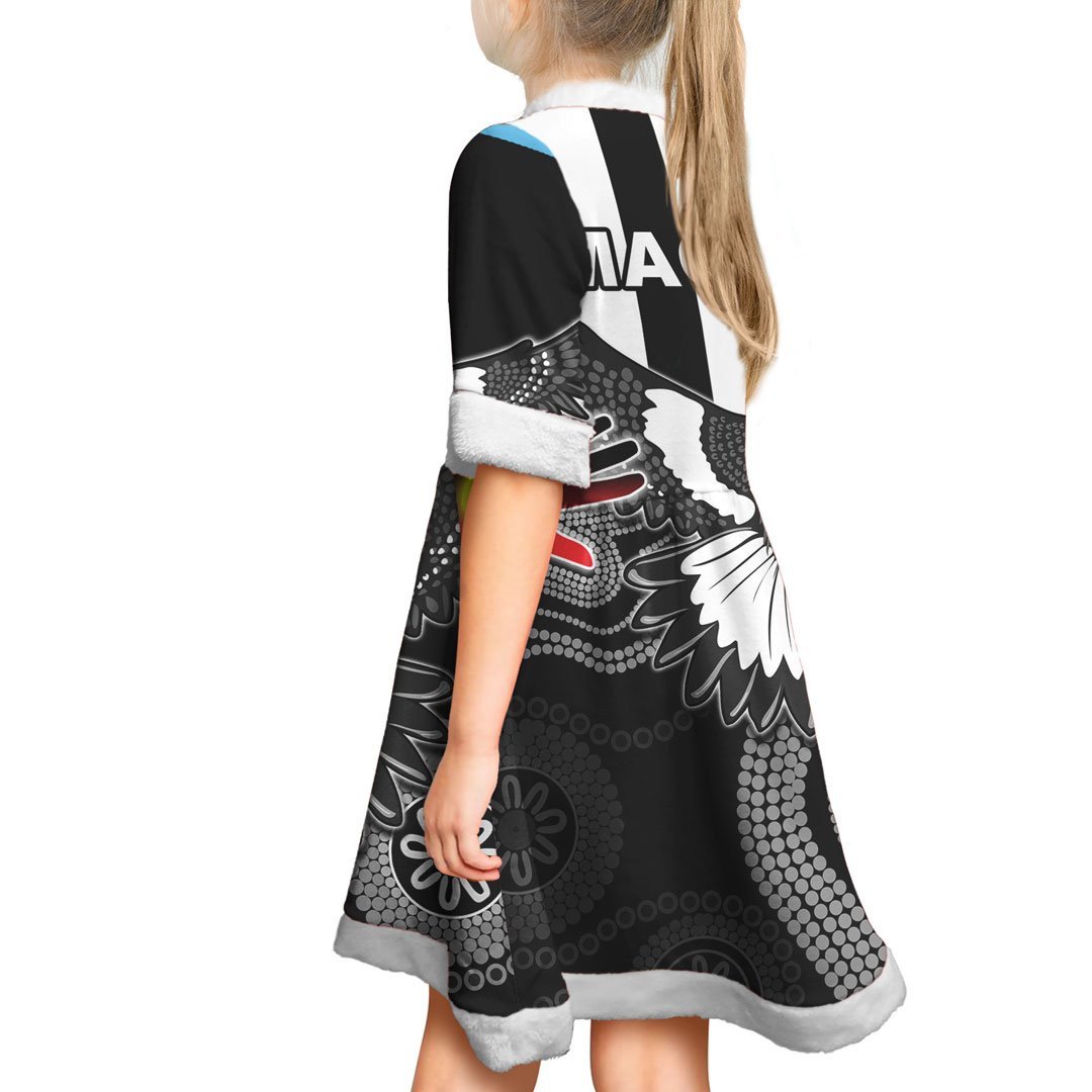 vibe-hoodie-dress-collingwood-magpies-naidoc-football-team-christmas-dress