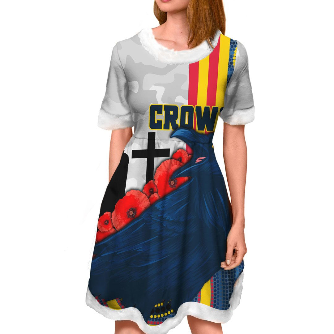 vibe-hoodie-dress-adelaide-crows-anzac-day-lest-we-forget-football-team-christmas-dress